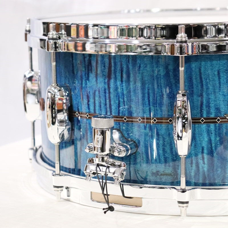 TMS1465DR-OLC_[STAR_Maple_14''×6_5''_Snare_Drum_-_Ocean_Blue_Curly_Maple]_[Made_in_Japan]_07