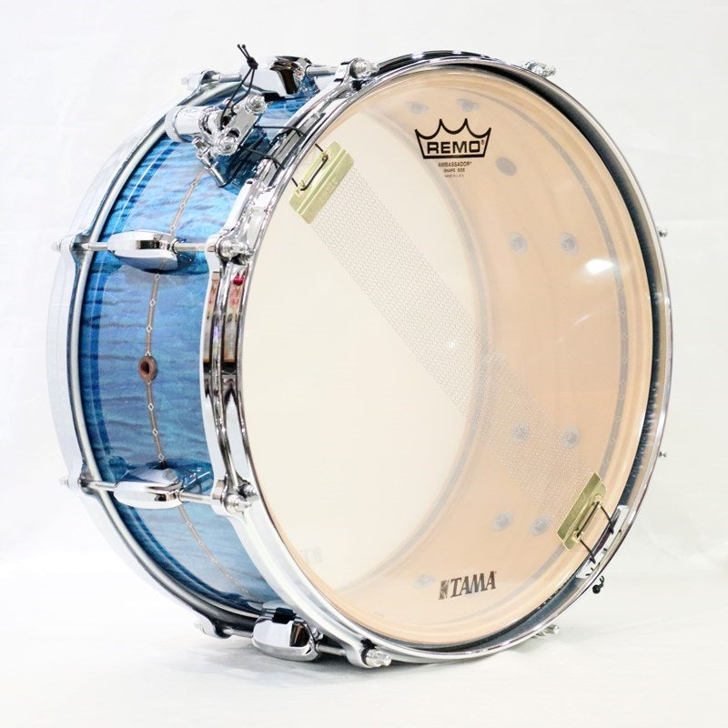 TMS1465DR-OLC_[STAR_Maple_14''×6_5''_Snare_Drum_-_Ocean_Blue_Curly_Maple]_[Made_in_Japan]_09