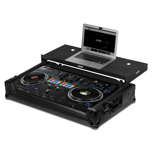 U91077BL_Ultimate_Flight_Case_for_DDJ-REV7_(with_Laptop_Shelf_and_Wheels)_[Compatible_with_DDJ-REV7]_01