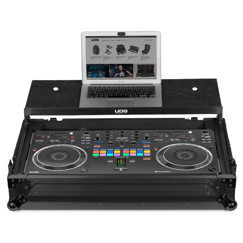 U91096BL_Ultimate_Flight_Case_for_DDJ-REV5_(with_Laptop_Shelf_and_Wheels)_01