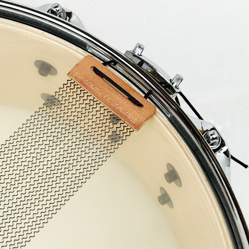 USED_8-ply_Maple_Snare_Drum_14x5_-_Silver_Sparkle_Wrap_07