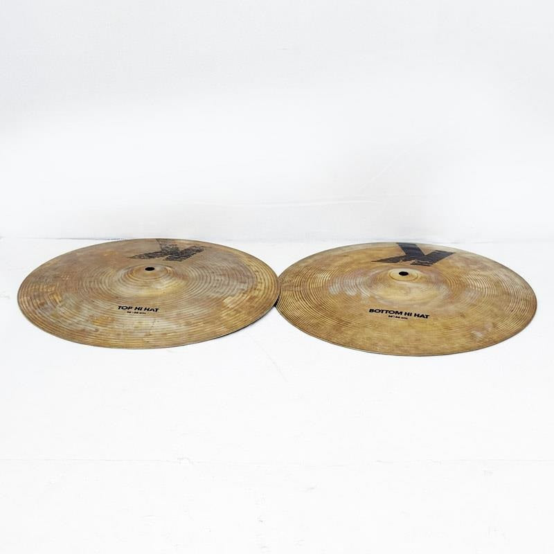 USED_80's~90's_K_Zildjian_HiHat_14_Pair_Brilliant_Finish_[Top_938g_Bottom_1372g]_03