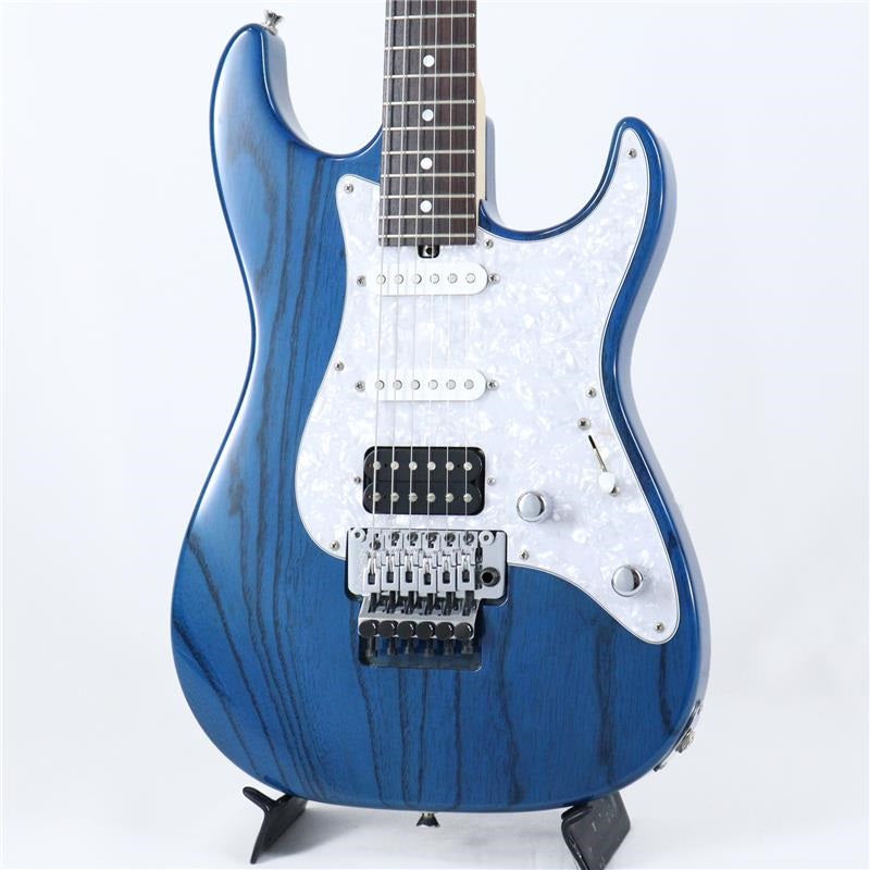 USED_Bottom's_Up_Quarter_Sawn_Custom_(Trans_Blue_Rose)_[SN_150092]_01