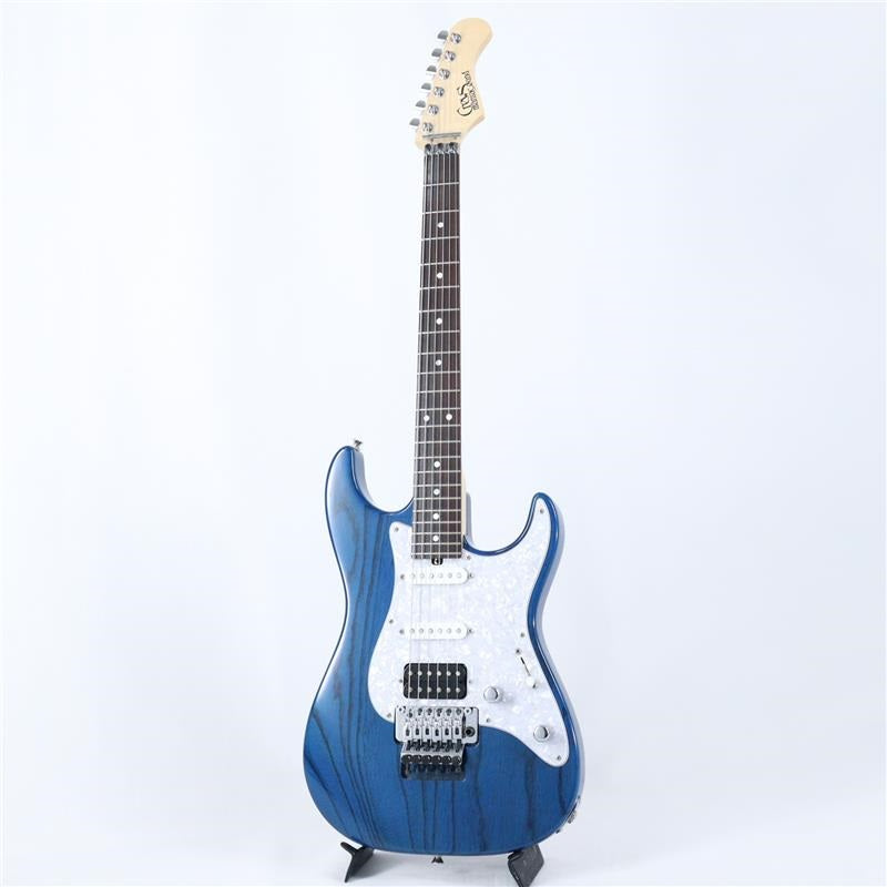 USED_Bottom's_Up_Quarter_Sawn_Custom_(Trans_Blue_Rose)_[SN_150092]_02