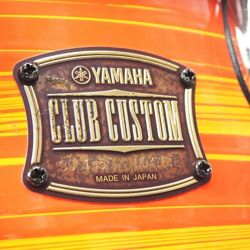 USED_CCS1455__Swirl_Orange_[CLUB_CUSTOM_SNARE_DRUM_14×5_5_Made_In_Japan]_03
