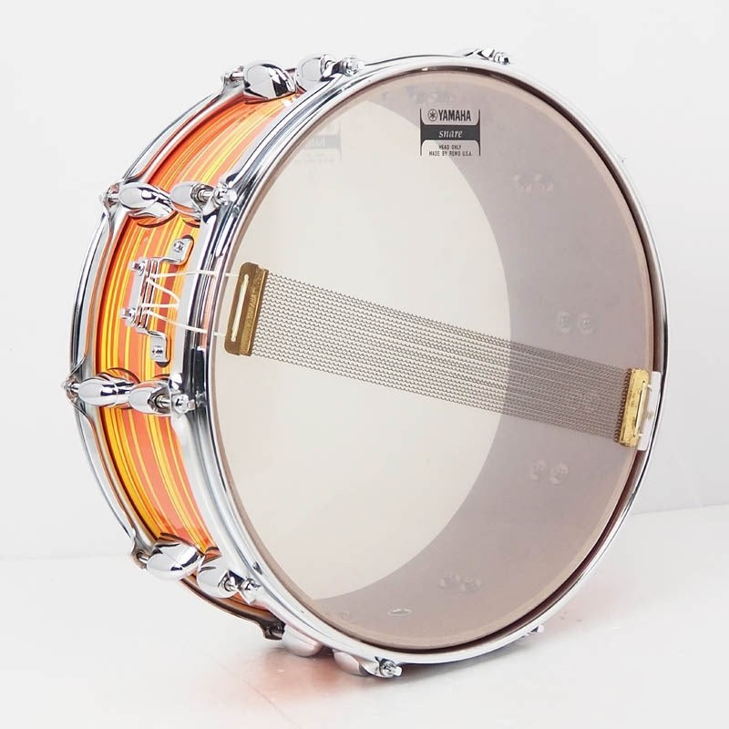 USED_CCS1455__Swirl_Orange_[CLUB_CUSTOM_SNARE_DRUM_14×5_5_Made_In_Japan]_05