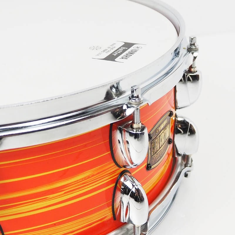 USED_CCS1455__Swirl_Orange_[CLUB_CUSTOM_SNARE_DRUM_14×5_5_Made_In_Japan]_08