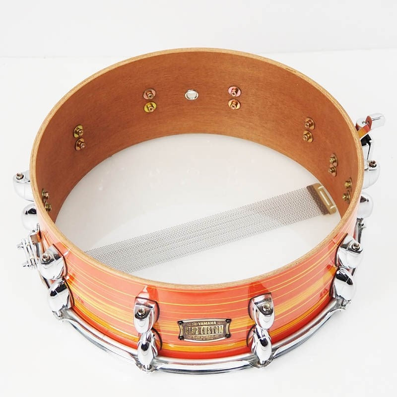 USED_CCS1455__Swirl_Orange_[CLUB_CUSTOM_SNARE_DRUM_14×5_5_Made_In_Japan]_10