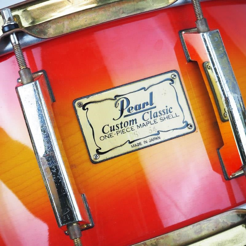 USED_CL-5314D-BR_[Custom_Classic_One_Pice_Maple_14×6_5___#121_Cherry_Sunburst_Lacquer_Made_In_Japan]_03