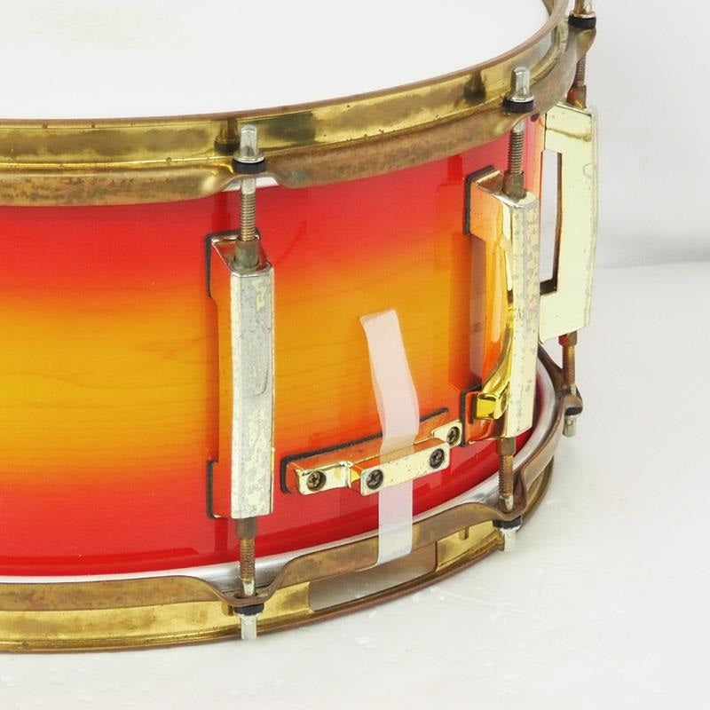 USED_CL-5314D-BR_[Custom_Classic_One_Pice_Maple_14×6_5___#121_Cherry_Sunburst_Lacquer_Made_In_Japan]_07