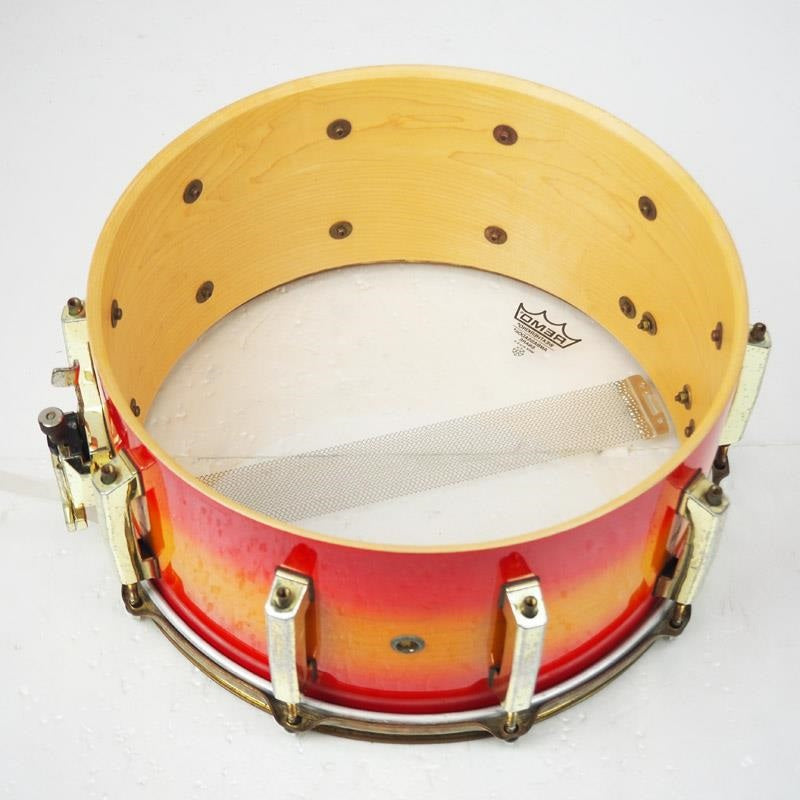 USED_CL-5314D-BR_[Custom_Classic_One_Pice_Maple_14×6_5___#121_Cherry_Sunburst_Lacquer_Made_In_Japan]_09