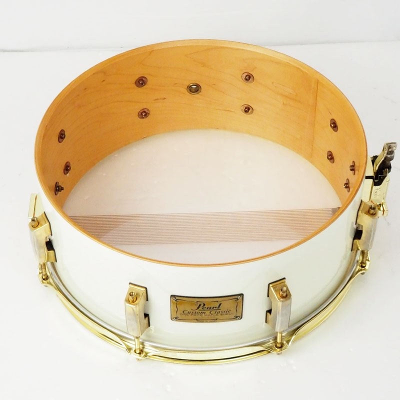 USED_CL-5314_[Custom_Classic_One_Pice_Maple_14×5_5_#109_Pure_white_Lacquer_Made_In_Japan]_10