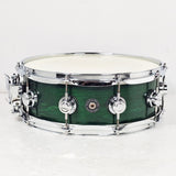 USED_Collector's_Maple_14x5_Snare_Drum_-Emerald_Satin_Oil-_02
