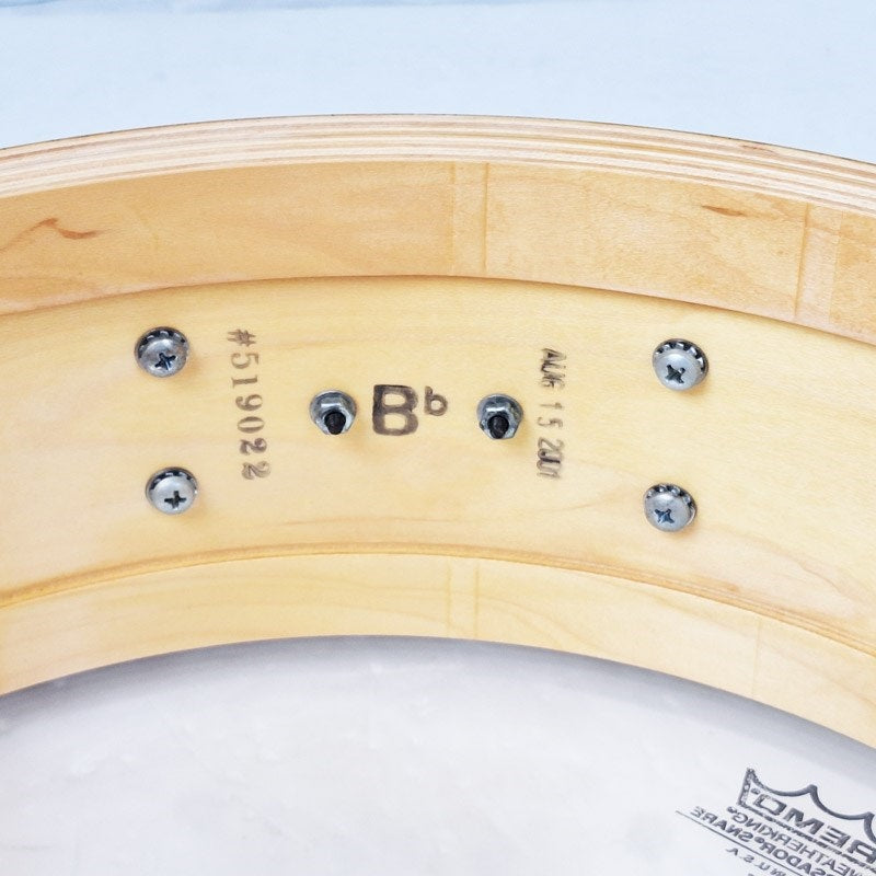 USED_Collector's_Maple_14x5_Snare_Drum_-Emerald_Satin_Oil-_11