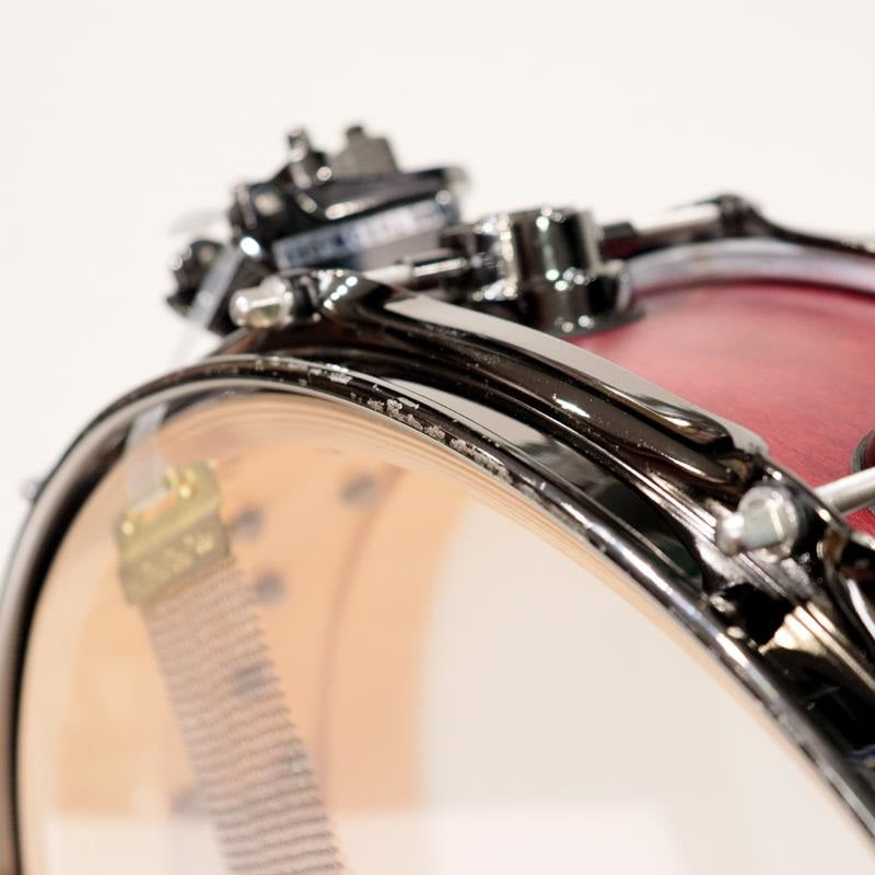 USED_Collector's_Pure_Maple_Snare_Drum_14''×5''_-_Cherry_Satin_Oil___Black_NICkel_Hardware_11