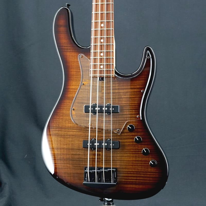 USED_Custom_4st_J_Bass_Flame_Maple_Top_(Tiger_Eye_Burst)_01
