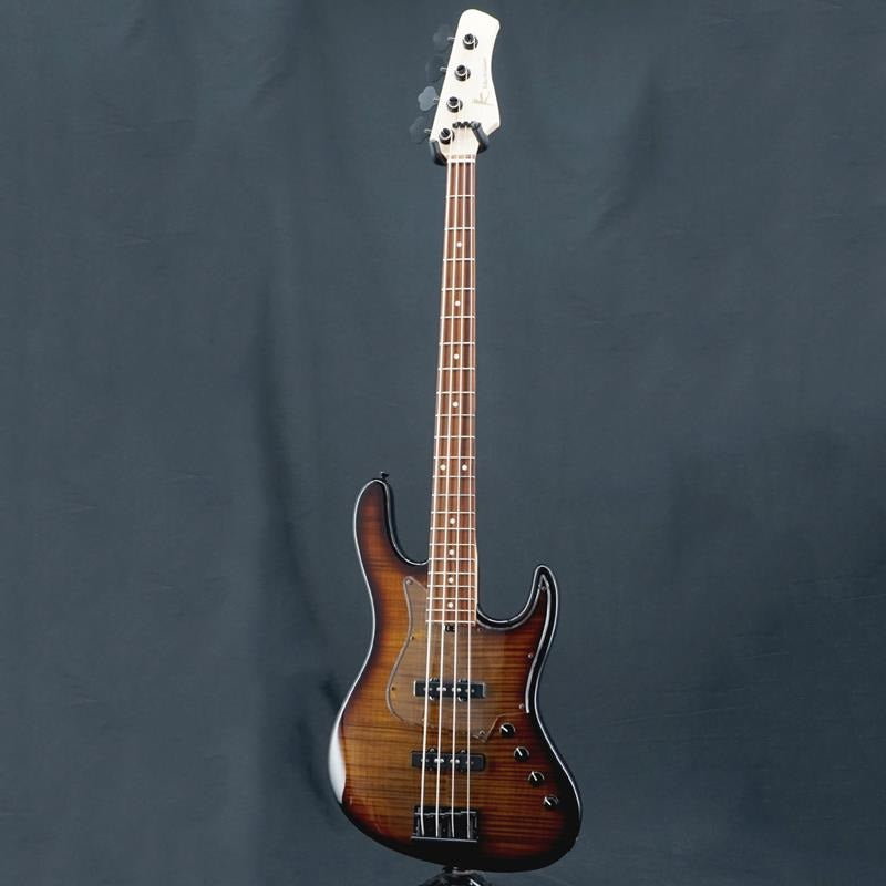 USED_Custom_4st_J_Bass_Flame_Maple_Top_(Tiger_Eye_Burst)_03