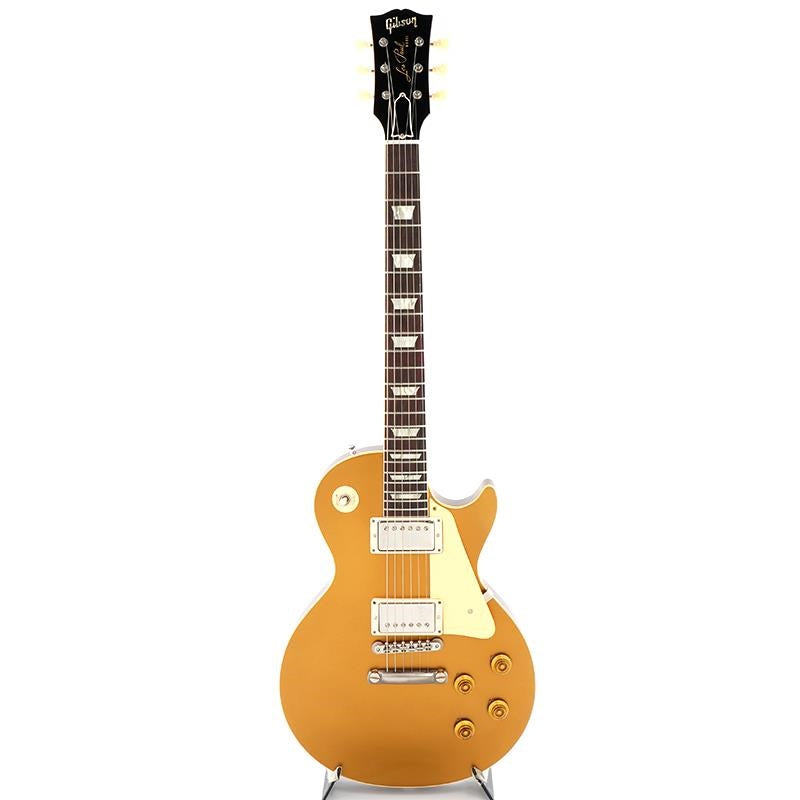 USED_Custom_Shop_1957_Les_Paul_Gold_Top_Reissue_VOS_Neck_Repair_Double_Gold_Faded_Cherry_Back_[SN__731682]_02