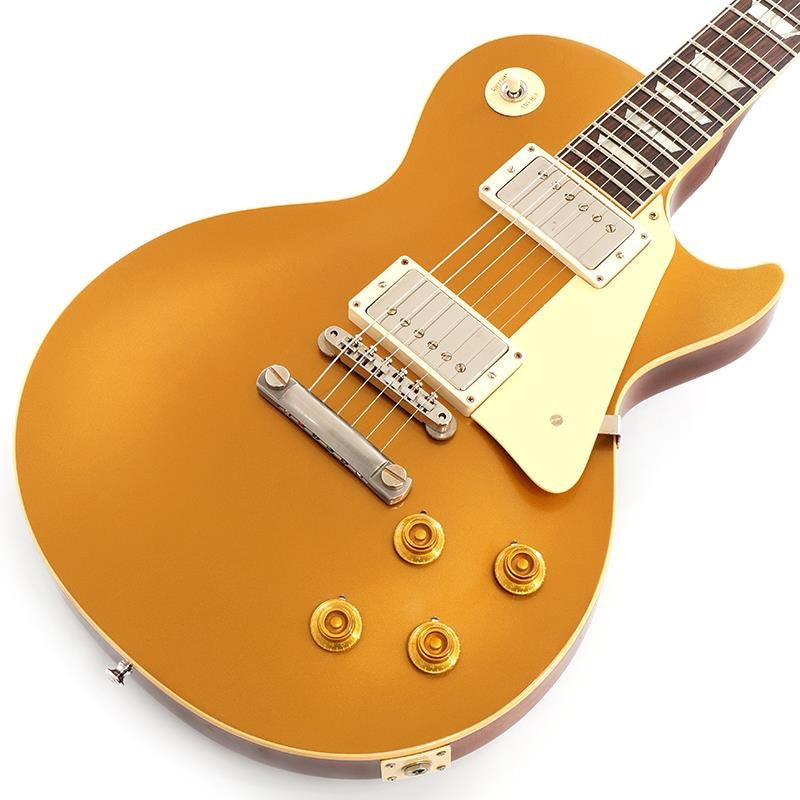 USED_Custom_Shop_1957_Les_Paul_Gold_Top_Reissue_VOS_Neck_Repair_Double_Gold_Faded_Cherry_Back_[SN__731682]_05