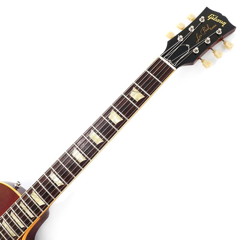 USED_Custom_Shop_Les_Paul_Classic_All_Mahogany_Cherry_1994_[SN__4_9123]_04