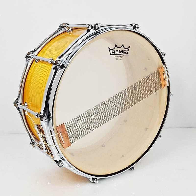USED_Custom_Solid_Oak_Snare_14x6_5_05