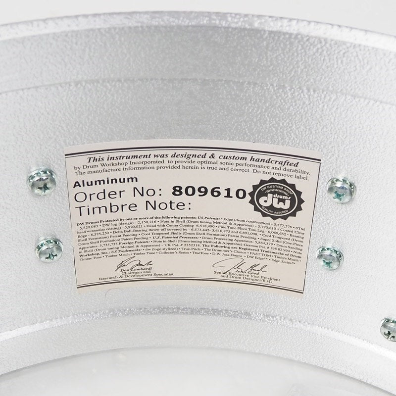 USED_DW-CA7_1465SD_ALUMI_C_[Collector's_Aluminum_3mm_Snare_Drum_14×6_5]_11