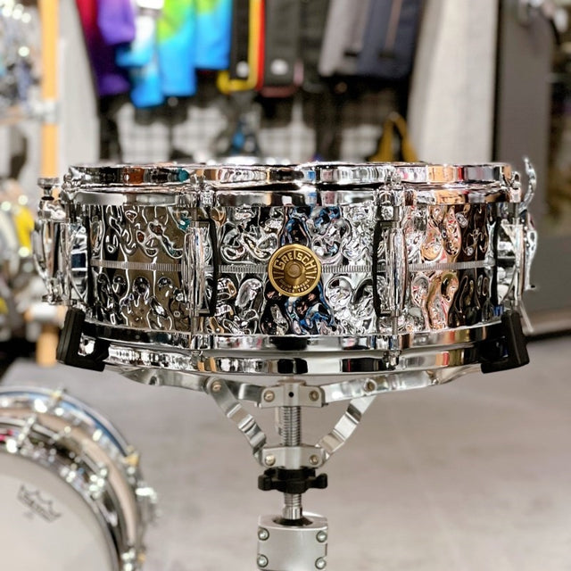 USED_G4160HB_[USA_Snare_Drums___Hammered_Chrome_Over_Brass_14x5]_01