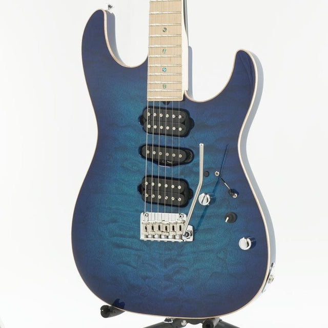 USED_JAPAN_Studio_Elite_HD_Quilt_Maple_Top_Mamywo_Maple_(Transparent_Blue_Burst)_[SN__J24139]_01