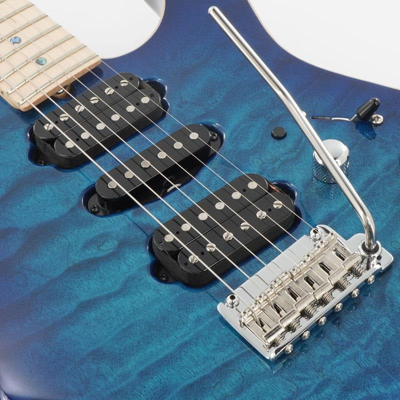 USED_JAPAN_Studio_Elite_HD_Quilt_Maple_Top_Mamywo_Maple_(Transparent_Blue_Burst)_[SN__J24139]_09