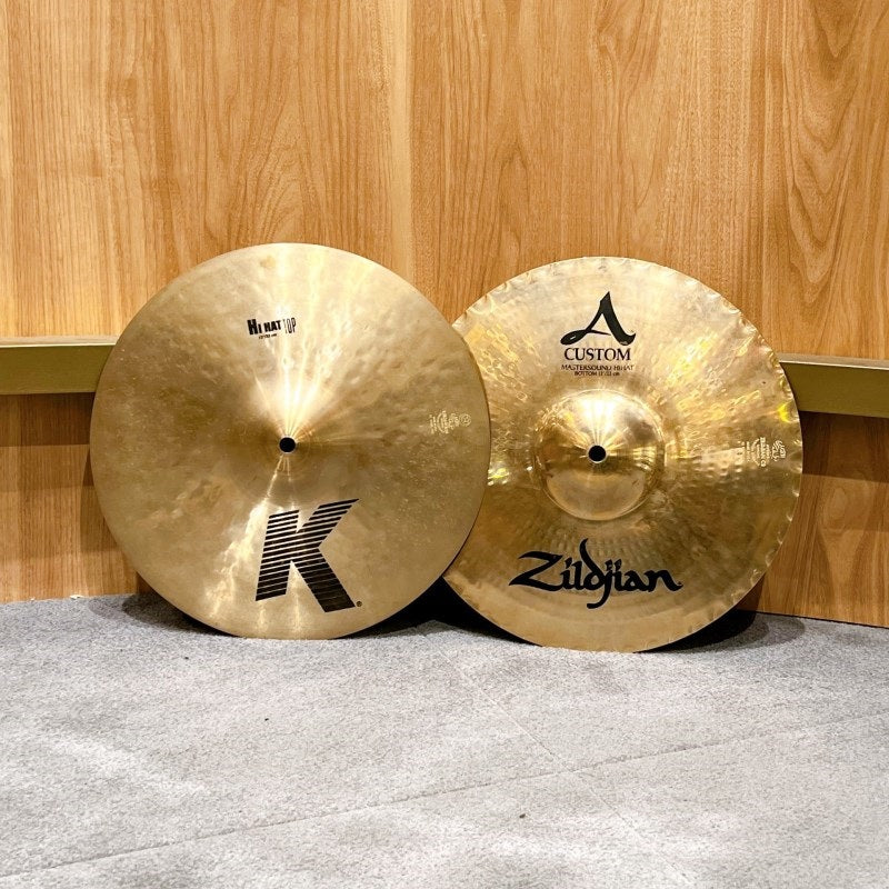 USED_K_Zildjian_Hihat_Top_13_&_A_Custom_Mastersound_Hihat_Bottom_13pr_[760g_1025g]_01