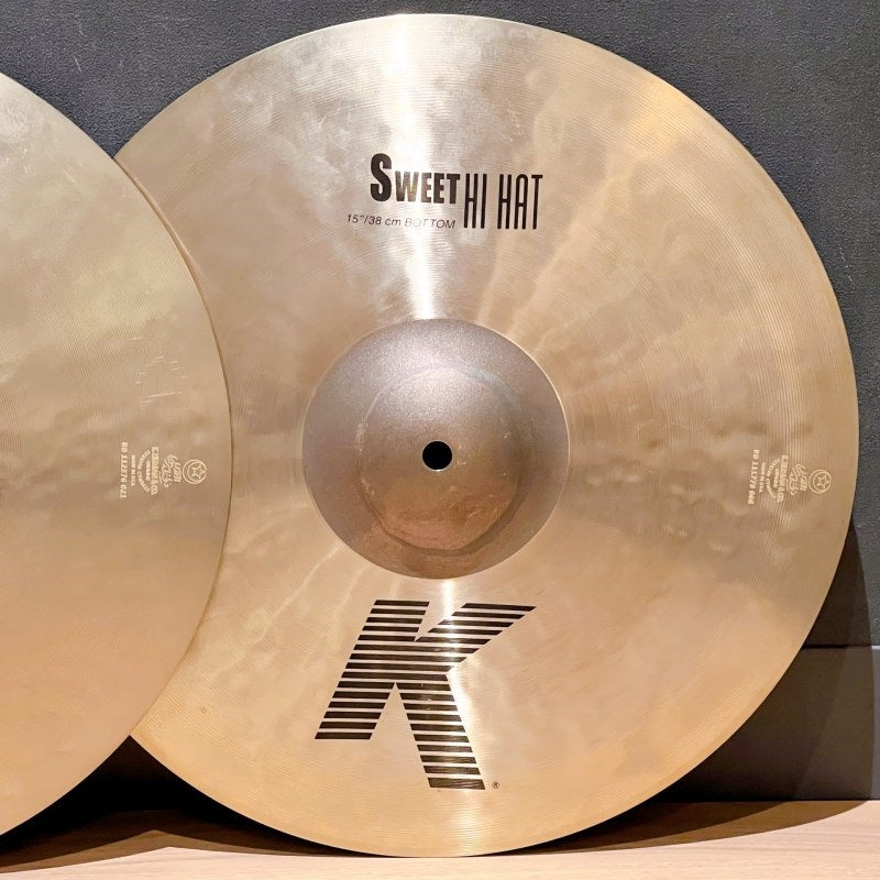 USED_K_Zildjian_Sweet_HiHat_15_pair_[NKZL15SW_HHT_15SW_HHBM][1060g_1720g]_03