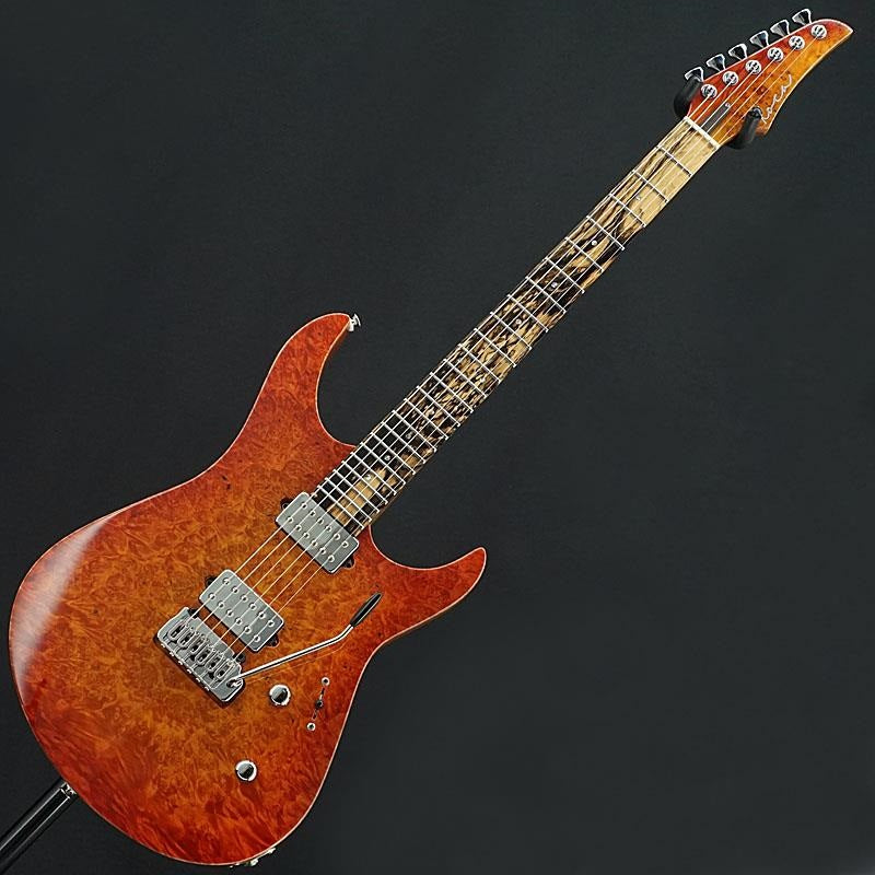 USED_Koca_Guitars_Light，_6_String_(Burl_Maple_Top___Pale_Moon_Ebony___Birds_Eye_Maple_Neck)_03