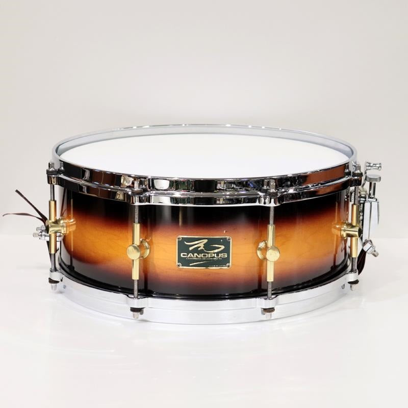 USED_M-1465_[The_Maple_Snare_Drum_14__x_6_5__-_Tobacco_Burst_LQ]_01