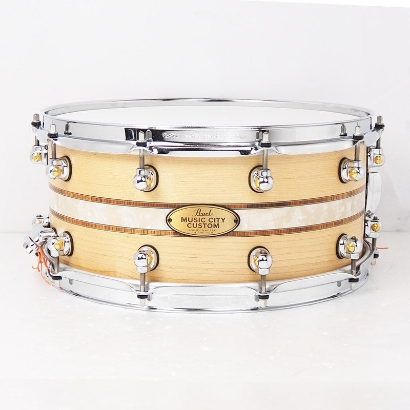 USED_MCCM1465S_C_#1001_[Music_City_Custom_USA_Solid_Shell_Snare_Drums，_Maple_14×6_5]_01