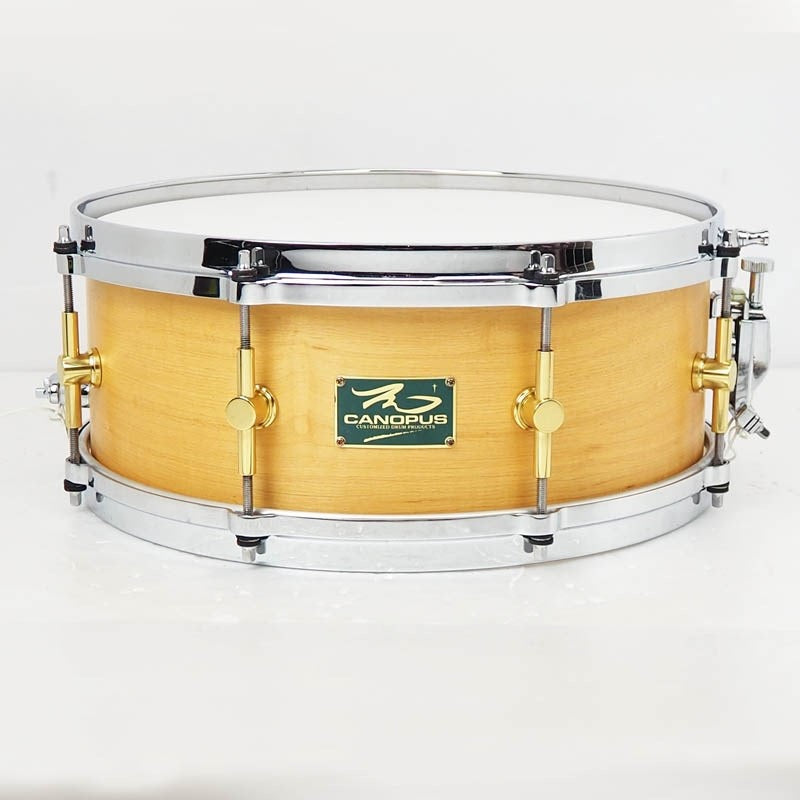 USED_MO_Snare_Drum_14×5_5_w_Die_Cast_Hoops_-_Natural_Oil_[MO-1455DH]_01