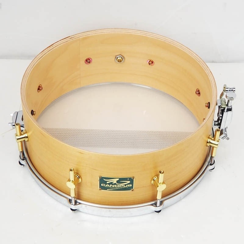 USED_MO_Snare_Drum_14×5_5_w_Die_Cast_Hoops_-_Natural_Oil_[MO-1455DH]_09
