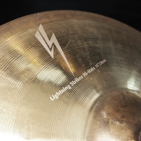 USED_Munetaka_Higuchi_Signature_Model_Lightning_Strikes_HiHat_15_pair_[Top_1300g_Bottom_1616g]_04