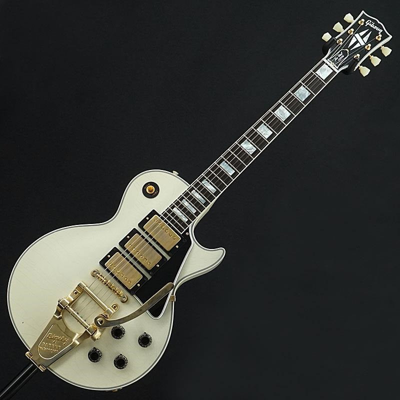 USED_Murphy_Lab_1957_Les_Paul_Custom_Reissue_3-Pickup_w_Bigsby_Ultra_Light_Aged_(Polaris_White)_[SN_7_4819]_03