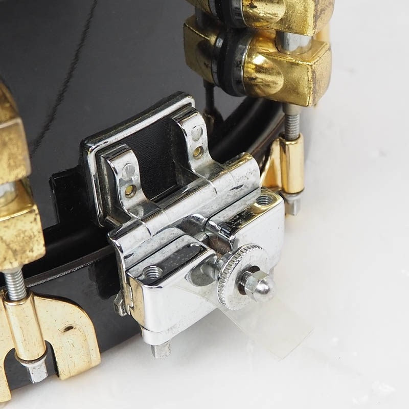 USED_PREMiER_75TH_ANNIVERSARY_SIGNIA_Snare_Drum_14×5_5_[Ebonye_Lacquer_18K_Gold_Hardware]_07
