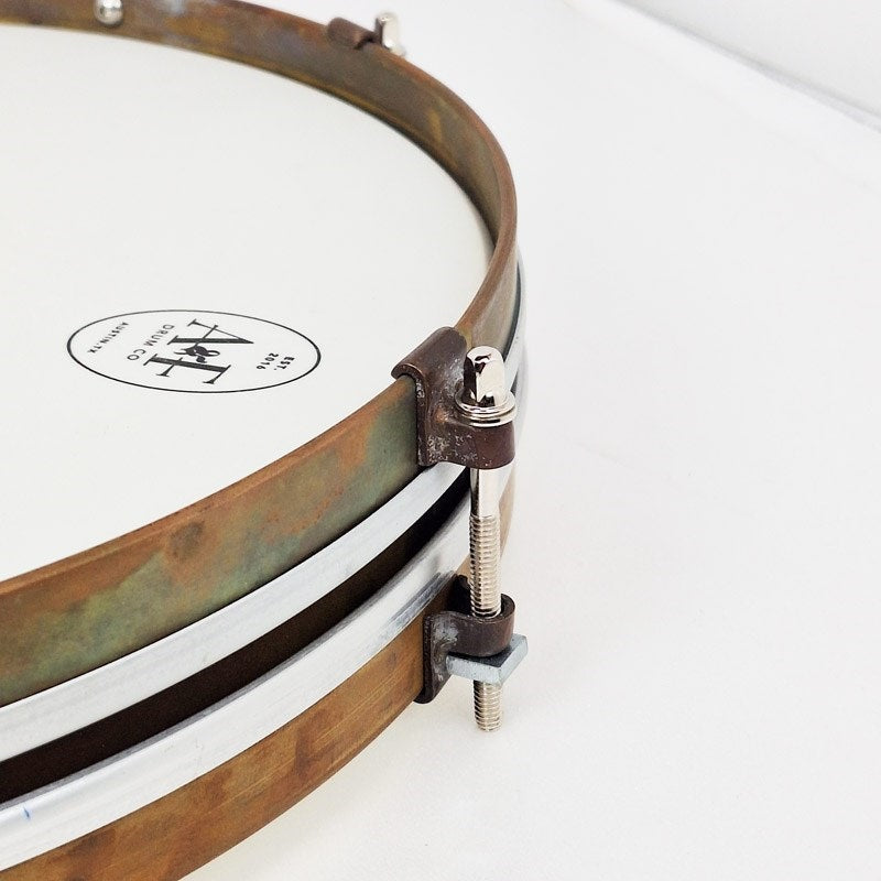 USED_Pancake_14_x_1_5_Raw_Brass_Snare_Drum_[Single_Tension，_No_Lugs，_with_Brass_Single_Hoops]_07