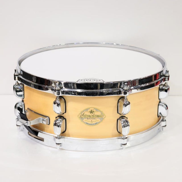 USED_Starclassic_Maple_14__x_5_5__Snare_Drum_with_SFR_(SMS1455F)_01