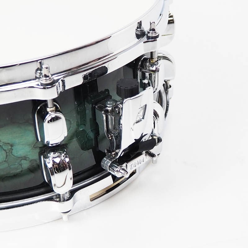USED_Starclassic_Performer_Snare_Drum_14×5_5_-_Molten_Steel_Blue_Burst_[MBSS55-MSL]_06