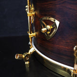 USED_Used_Lang_Percussion_Billy_Gladstone_Cocobolo_Solid_Shell_Snare_Drum_14x7__Gold_Hardware_3-Way_Tuning_06