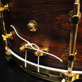 USED_Used_Lang_Percussion_Billy_Gladstone_Cocobolo_Solid_Shell_Snare_Drum_14x7__Gold_Hardware_3-Way_Tuning_09