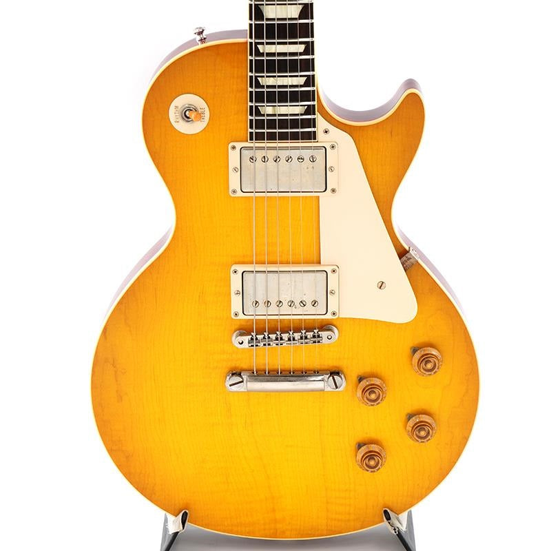 USED_​​1958_Les_Paul_Reissue_Lightly_Figured_VOS_Hand_Selected_2013_Version_Faded_Lemon_Burst_[SN__83926]_01