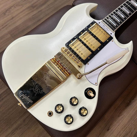 USED_​​1963_Les_Paul_SG_Custom_with_Maestro_Vibrola_(Classic_White)_[SN_24071522639]_Epiphone_09