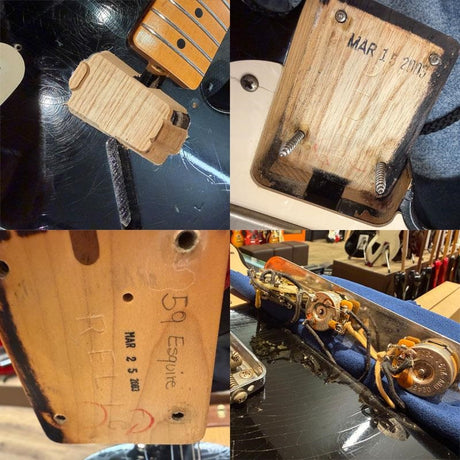 USED_​​2003_Custom_'59_Esquire_Relic_(Black)_Mod__[SN_R17420]_Fender_Custom_Shop_08
