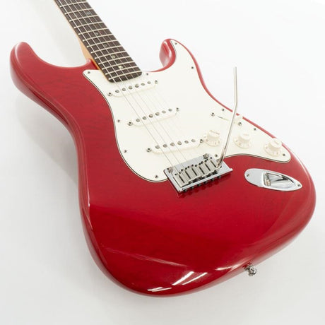 USED_​​2012_Custom_Deluxe_Stratocaster_AAA_Quilted_Maple_Veneer_Top_Abby's_Handwound_PU_(Candy_Red_R)[SN__7916]_07