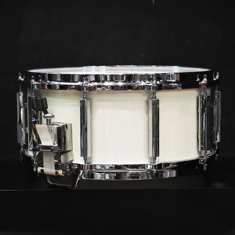 USED_​​80s_AW236_[Artwood_Birch_Snare_Drum_14×6_5_Piano_White]_02