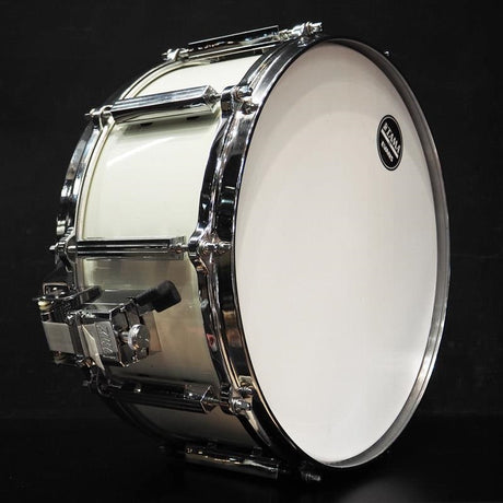 USED_​​80s_AW236_[Artwood_Birch_Snare_Drum_14×6_5_Piano_White]_04